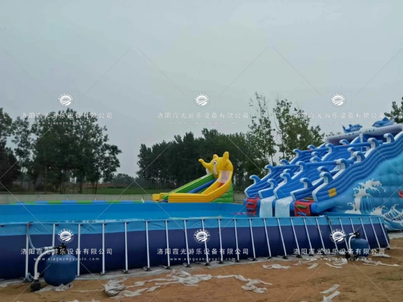 永定成人支架大型游泳池